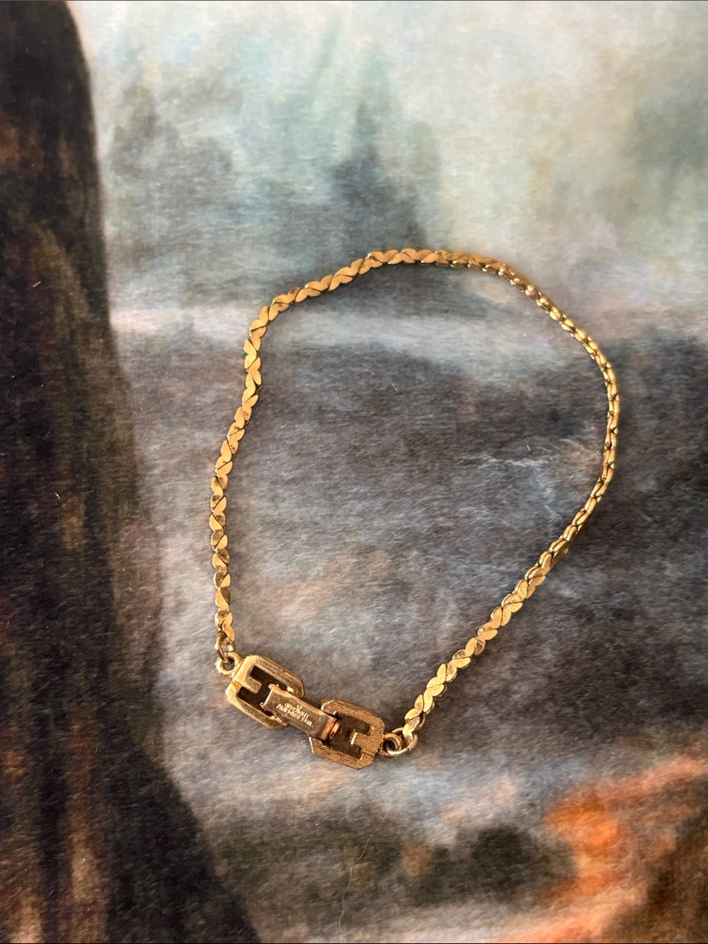 Givenchy Gold-Tone Link Bracelet vintage